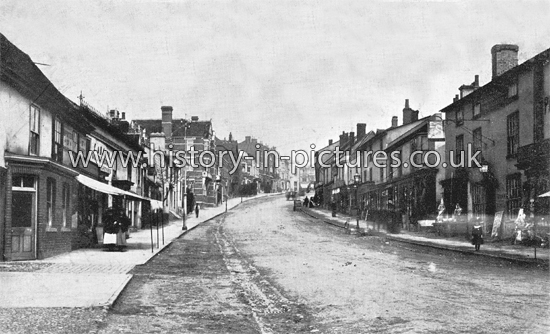 The High Street, Halstead, Essex. c.1904
